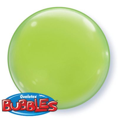 Lime Green Solid Colour Single Bubble Balloon Q21337