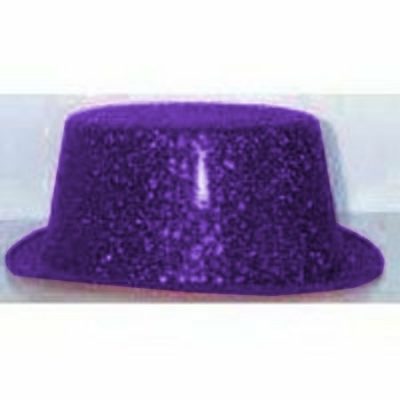 Top Hat Purple Glitter MFGH-1-PUT
