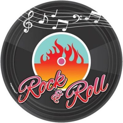 Classic 50's 7 inch (17cm) Paper Plates AM541276