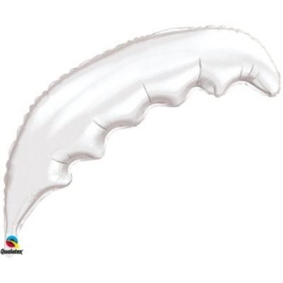 Palm Frond Pearl White Foil Balloon Q10395