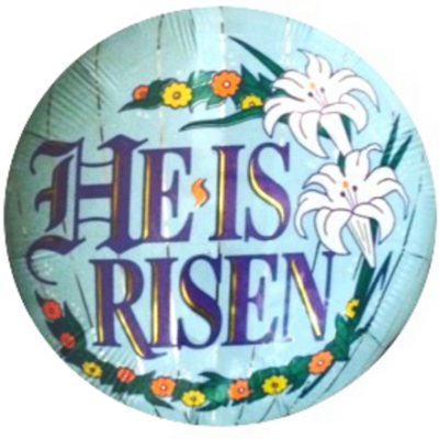He Is Risen Foil Balloon QEAST1