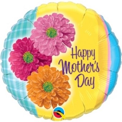 Mother's Day Zinnias Foil Balloon Q61600