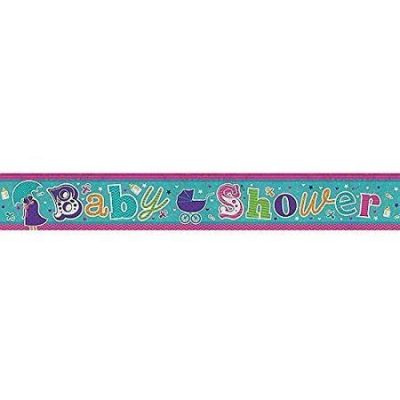 Baby Shower Holographic Banner AM9900036