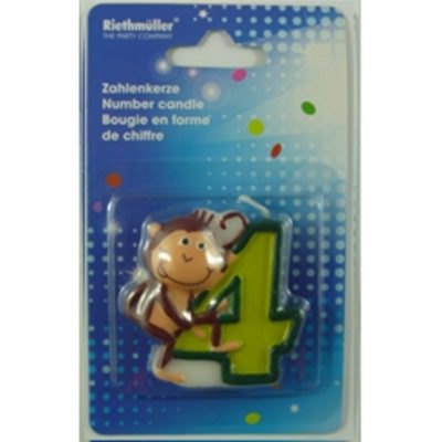 Safari Number 4 Candle AM551794