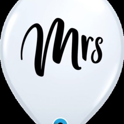 Mrs Around Latex Balloons Q57437