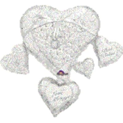 Wedding Cluster SuperShape Foil Balloon ANA113610