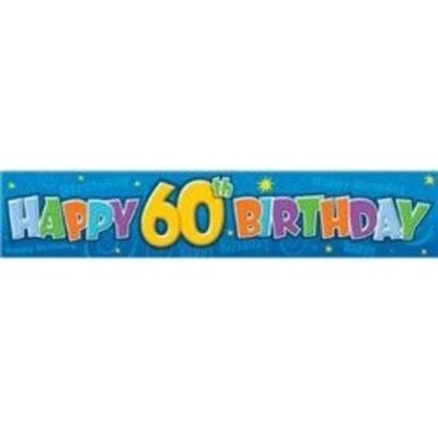 60th Birthday Giant Banner M91577