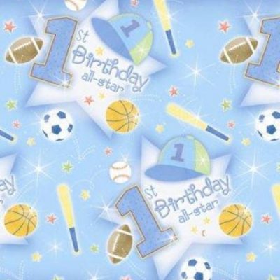 First Birthday All Star Paper Tablecover AM579126