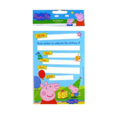 Peppa Pig Invitations AM010683