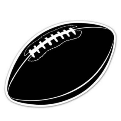 Football Cutout - Black BE55604-BK