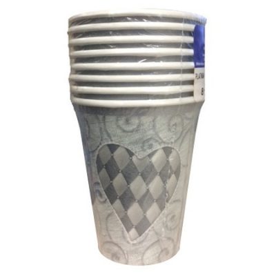 Platinum Wedding Paper Cups AM585324