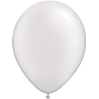 White Pastel Pearl 16 inch Latex Balloons Q43895