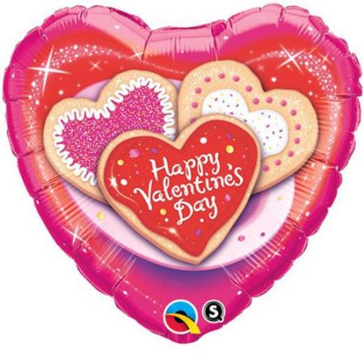 Sweet Valentine's Cookies Foil Balloon Q34809
