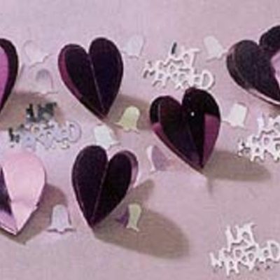 Just Married 3-D Confetti AM36511