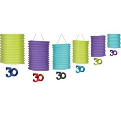 30th Birthday Paper Lantern Garland AM220055