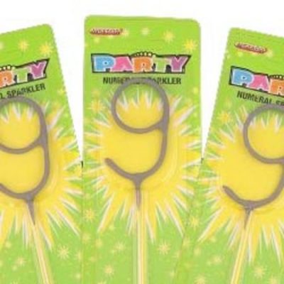 Numeral 9 Sparkler MFSN-9