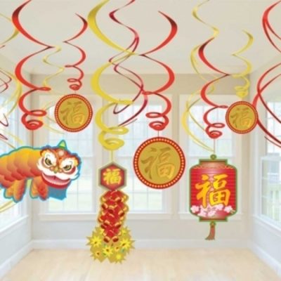 Chinese New Year Hanging Swirl Decoration AM679471