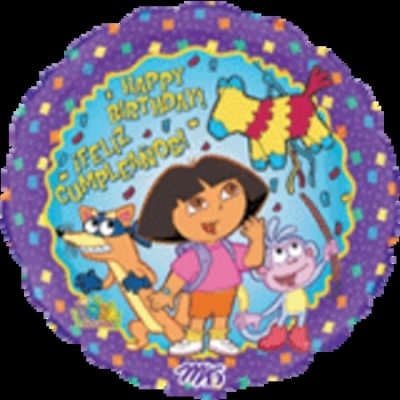 Dora The Explorer Happy Birthday - Feliz Cumpleanos! Foil Balloon ANA83627