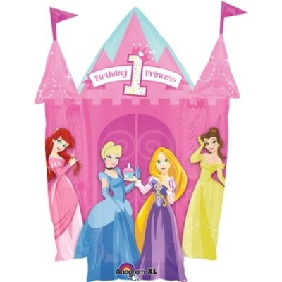 1st Birthday Princess Supershape Foil Balloon ANA25328