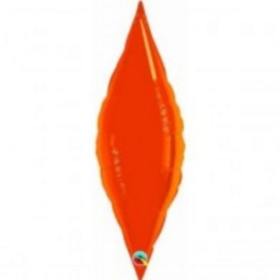 Decor Taper Orange 13 inch (33cm) Foil Balloons Q33124