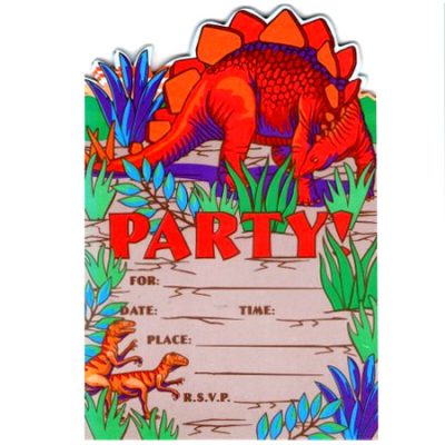 Dinosaurs Party Invitations AM49163