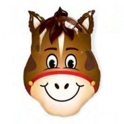 Hilarious Horse Foil Shape Balloon Q16210