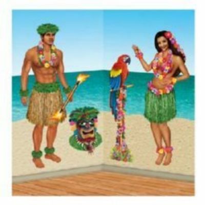 Hula Girl & Polynesian Guy Add Ons BE52004