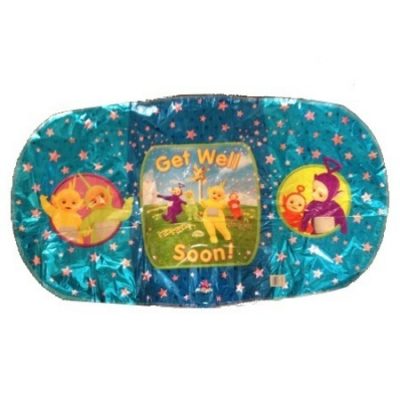Get Well Soon Teletubbies Unpackaged Foil Shape Balloon FS1