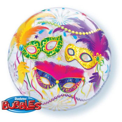 Masquerade Single Bubble Balloon Q90599