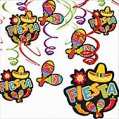 Fiesta Swirl Decorations AM678515
