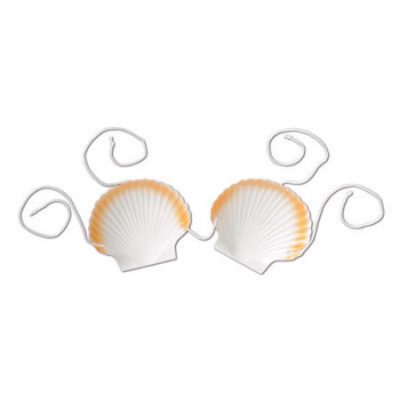 Plastic Shell Bikini Top Adjustable BE57467
