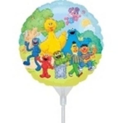 Sesame Street 9 inch (22cm) Foil Balloon ANA20013 - F - Uninflated, Heat Sealer Required