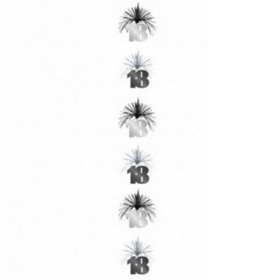 Black & Silver Cascade Column 18 AM993525 - B1G1F