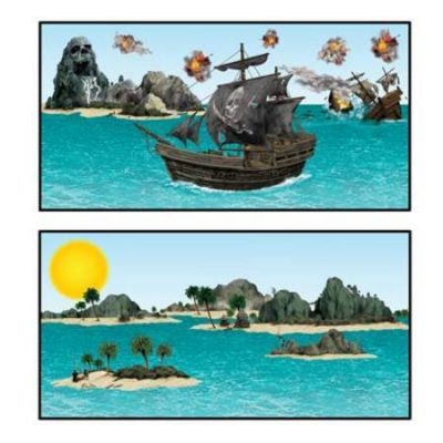 Pirate Ship & Island Props BE52013