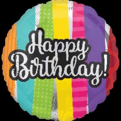 Happy Birthday Patterns Foil Balloon ANA35163