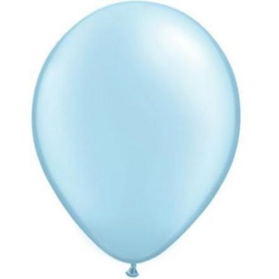 Light Blue Pastel Pearl 11 inch (28cm) Latex Balloons Q43777