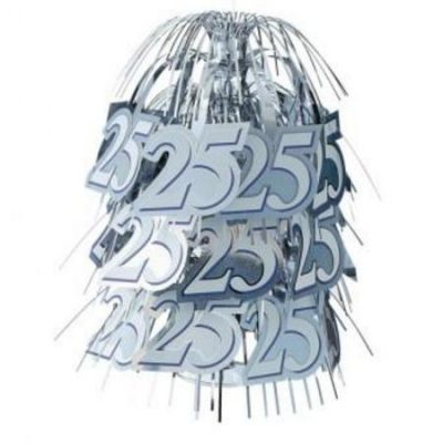 Silver Anniversary Wishes 25 Cascade Centrepiece AM245111