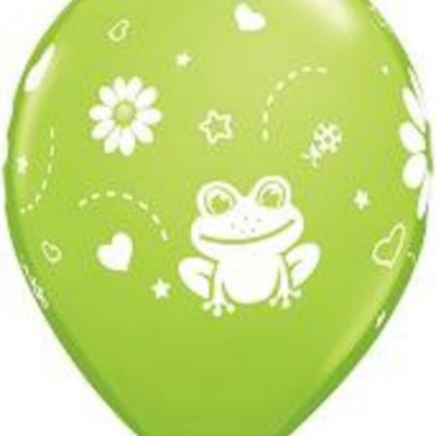 Frogs & Daisies Latex Balloons Q37457