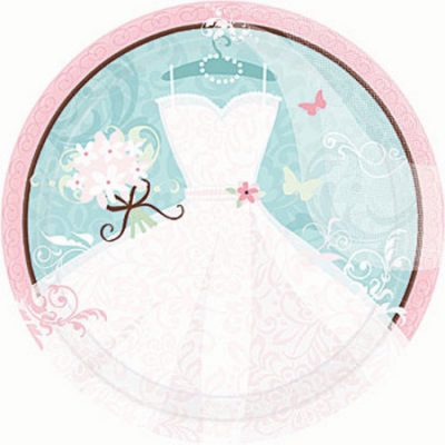 Something Blue Paper Plates AM729325