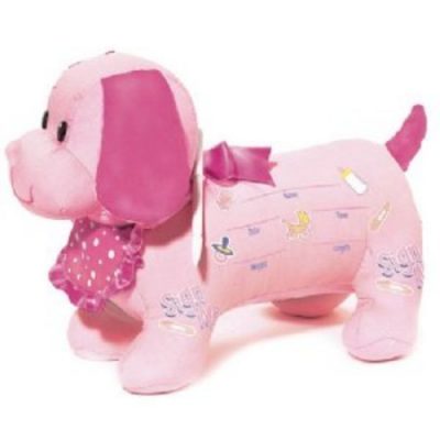 It's A Girl Hound with Bib AM21908