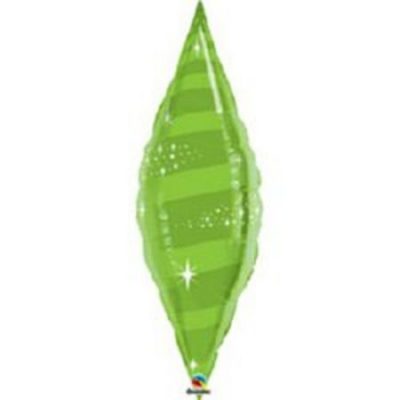 Taper Swirl Lime Green 38 inch (96.5cm) Foil Balloon Q22825