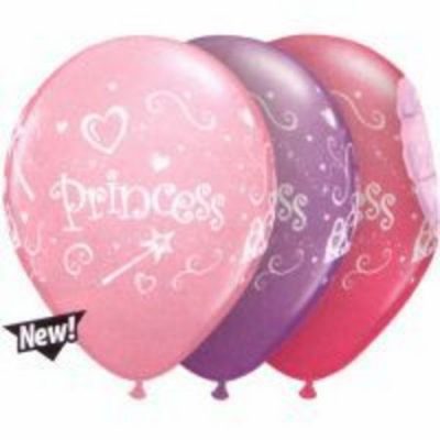 Princess Assorted Pink, Rose & Spring Lilac Latex Balloons Q76815