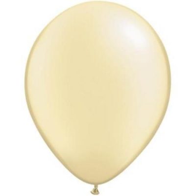 Ivory Pastel Pearl 5 inch (12cm) Latex Balloons Q43584