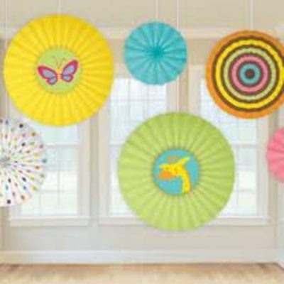 Fisher Price Paper Fan Decorations AM294416