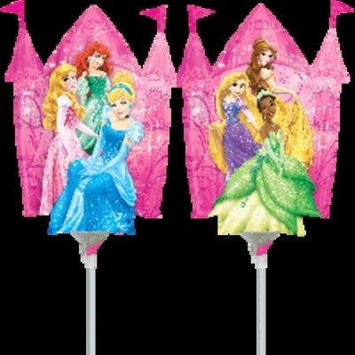 Princess Castle Minishape Foil Balloon ANA26461 - F - Uninflated, Heat Sealer Required