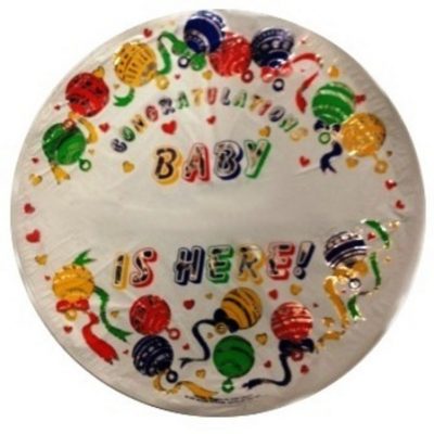 Congratulations Baby Is Here Personalised One-Sided Print Unpackaged Foil Balloon FS16