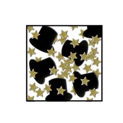 Fanci-Fetti Top Hats & Mini Stars BE50647-GD