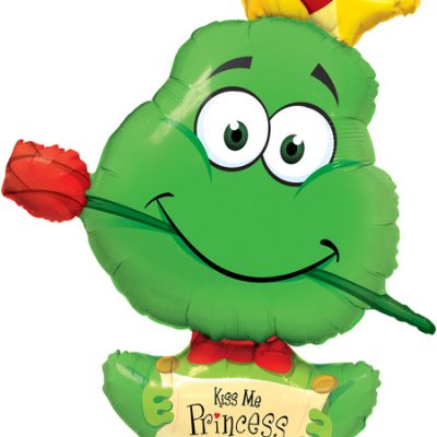 Frog Kiss Me Princess Foil Shape Q23951