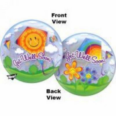 Get Well Soon! Kites Bubble Balloon Q68654