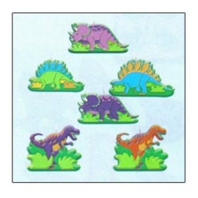 Prehistoric Party Cake Candles AM179766